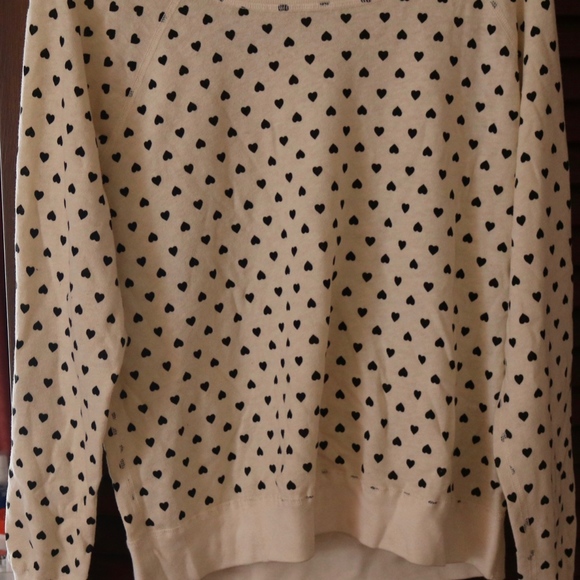 Polka Hearts Vintage Sweatshirt - Picture 3 of 4